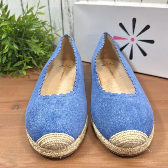 Isaac Mizrahi Live! Espadrille Flat Size 9.5 - Picture 3 of 8